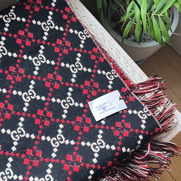 🦁 Gucci GG Jacquard ♦️♦️Throw Blanket - Picture 8 of 10